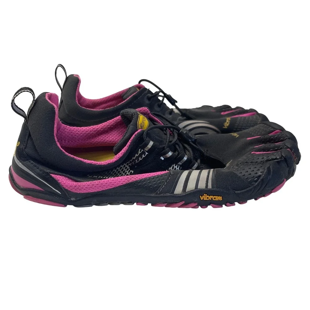 Vibram FiveFingers KMD Sport LS EVO Womens 38 7.5-8 Black Pink Shoes 14w3603
